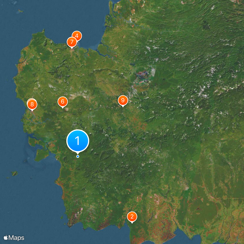 West-Kalimantan Kaart