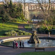 Fountain In Pond Approximately 65 Metres South East Of Derby Monument