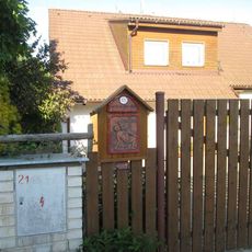 Obrázek na křížové cestě v Dýšině - 13. zastavení