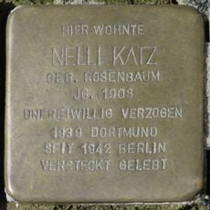Stolperstein à la mémoire de Nelli Katz