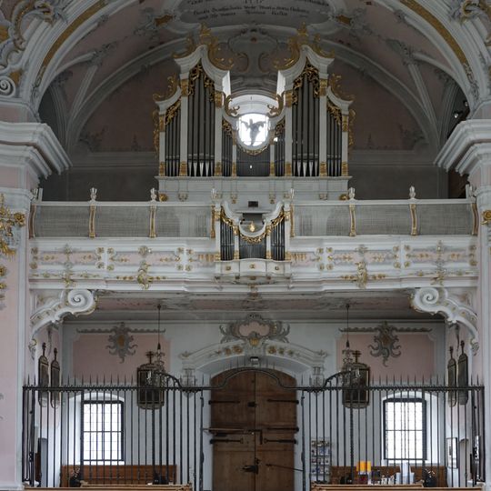 Orgel der röm.-kath. Pfarr- und Wallfahrtskirche St. Petrus und Paulus