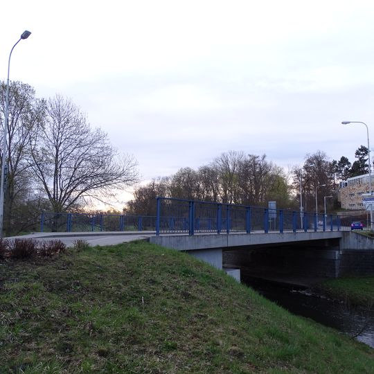 Most ulice Na Celně přes Klenici