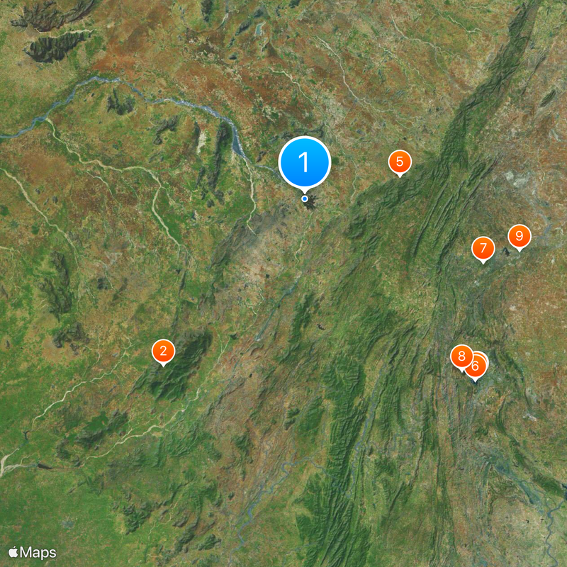 Jawai Dam Map