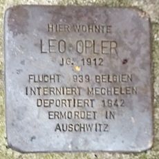 Stolperstein en memoria de Leo Opler