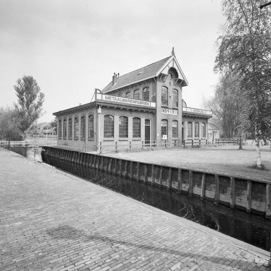 Voorm. geelgieterij Keverling, ovengebouw en slijperij