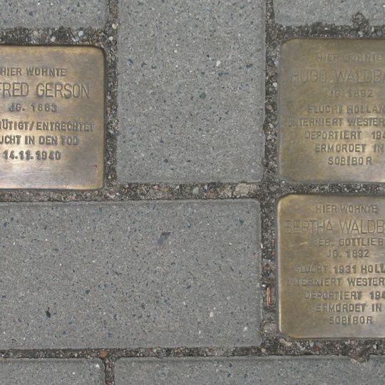 Stolperstein für Bertha Waldbaum