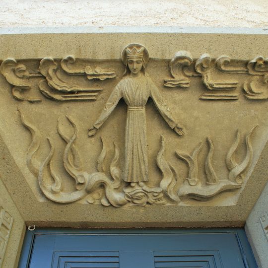 Maria als Fürbitterin für die Verstorbenen im Fegefeuer