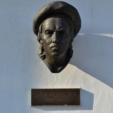 Kópia rodného domu J. Kupeckého, tabuľa pamätná