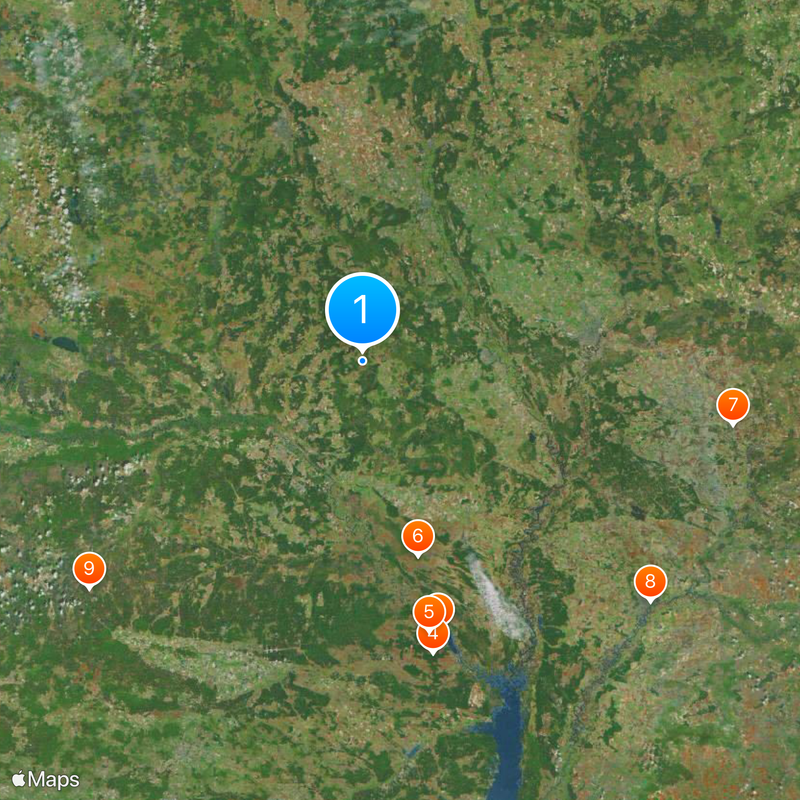 Homelskaja Woblasz Karte