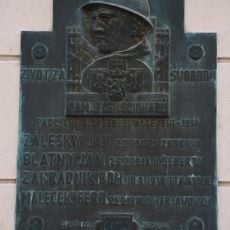 Memorial plaque of legionnaires killed in the First World War