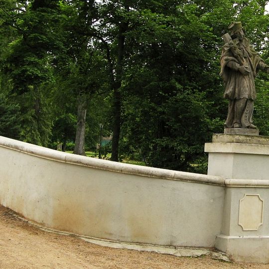 Statue of Saint John of Nepomuk in Ostrov