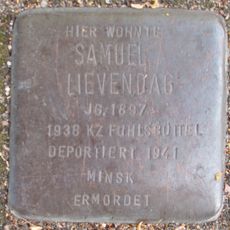 Stolperstein en memoria de Samuel Lievendag
