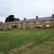 Old Row And Attached Front Garden Walls