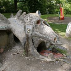 Play fountain playground Goumoënsmatte