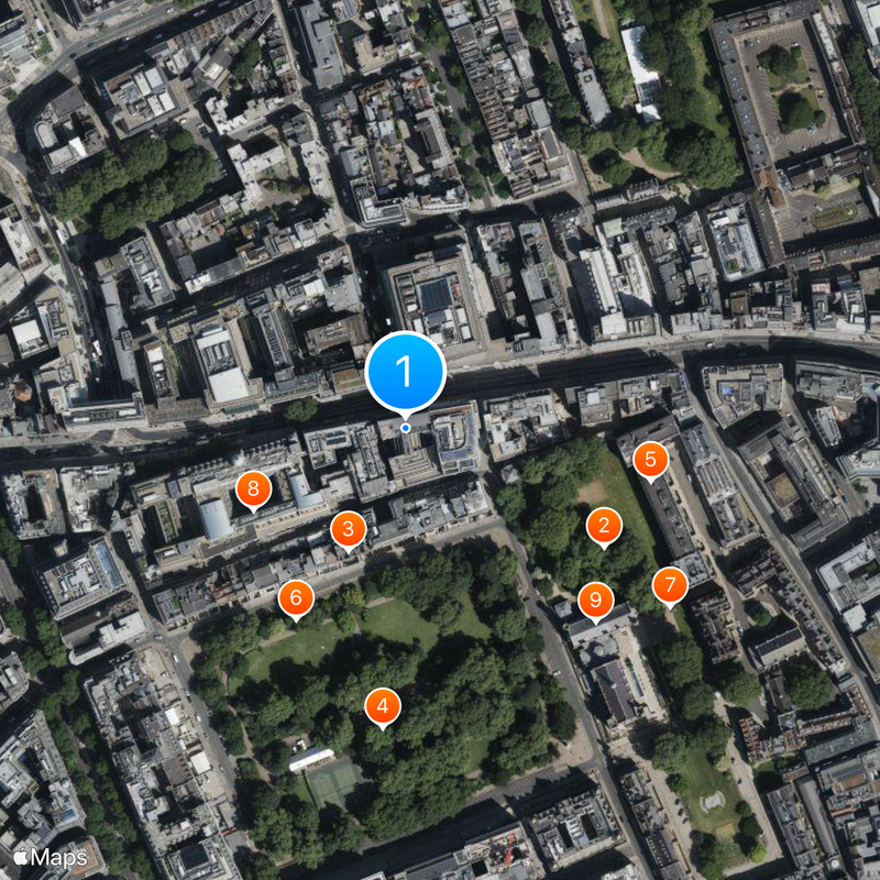 University of the Arts London Map