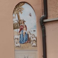 Affresco copia della Madonna della caplina