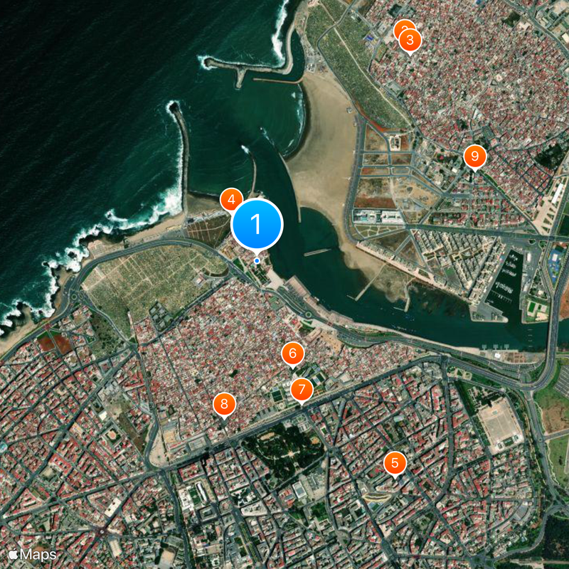 Kasbah of the Udayas Map