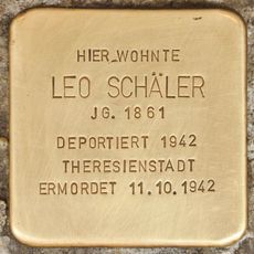 Stolperstein dedicated to Leo Schäler