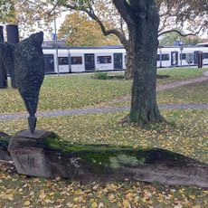 Huhn auf Messer