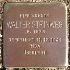 Stolperstein dedicated to Walter Steinweg