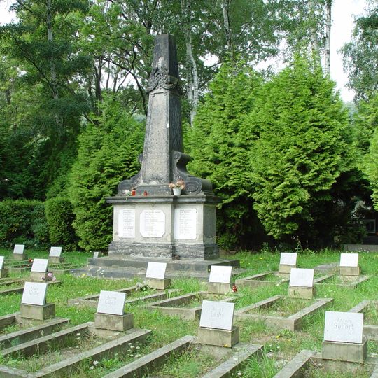 Memorial to victims of the disaster at the mine Jupiter 1902
