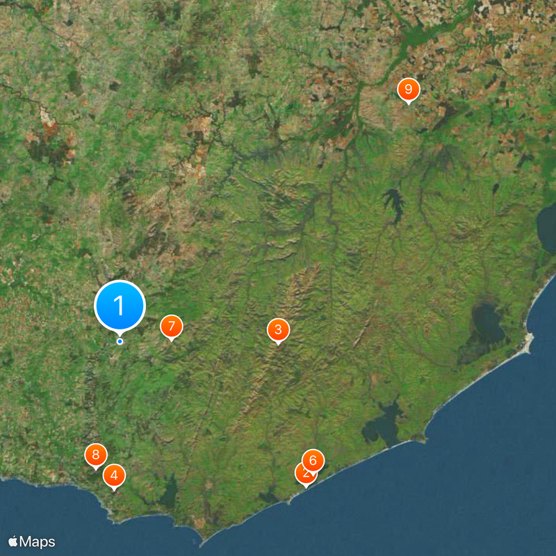 Lavalleja Department Map