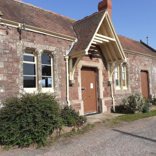 Booking Office, Platform and Railings, Dunster railway station