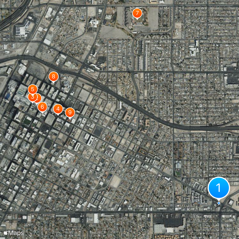 Fremont Street Map