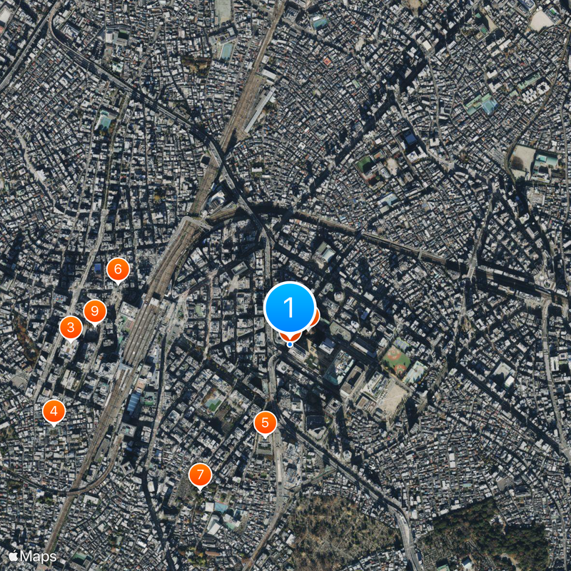 Sugamo Prison Map