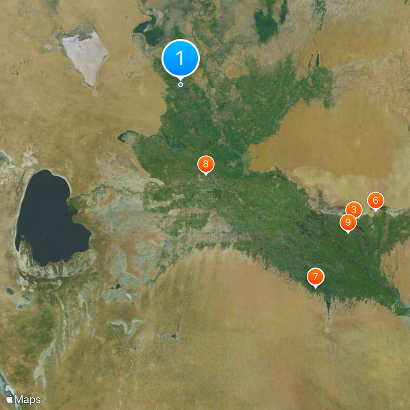 Karakalpakstan Kaart