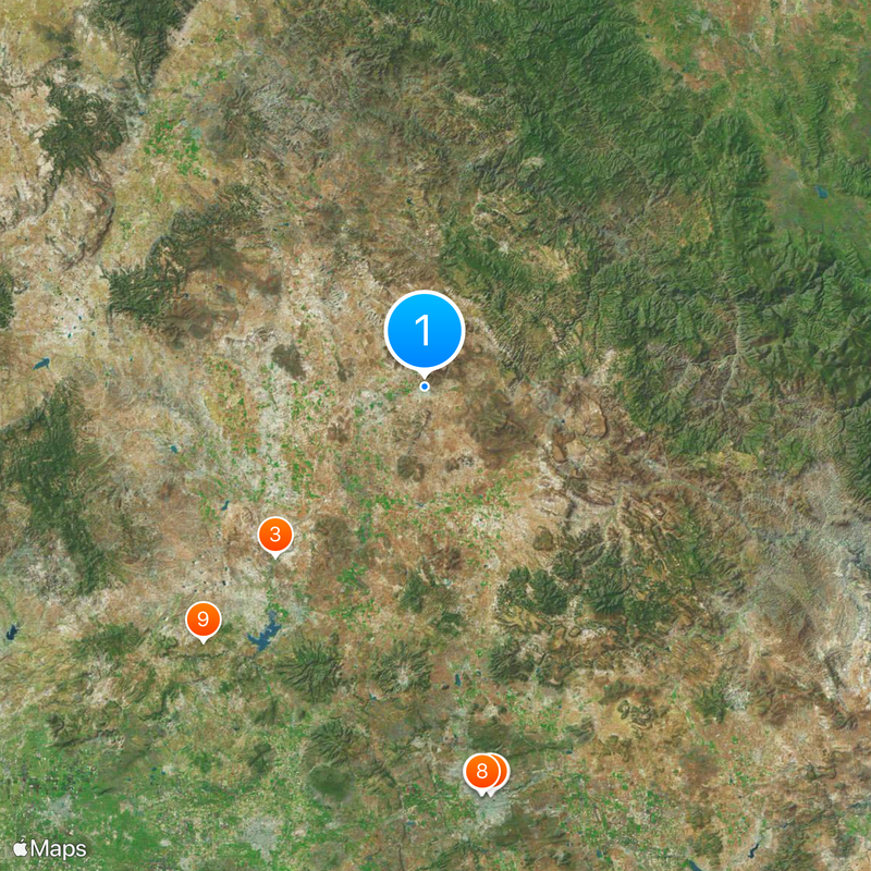 San Luis de la Paz Map
