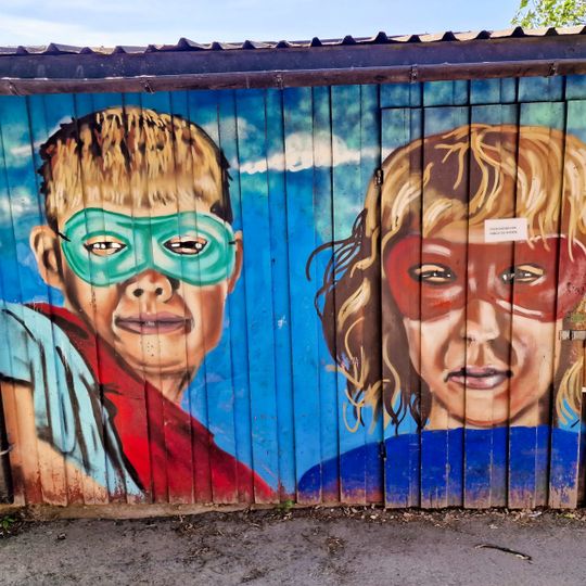 Wandmalerei, Kunstwerk