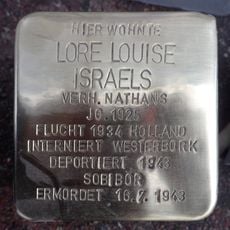 Stolperstein dedicated to Lore Louise Israels