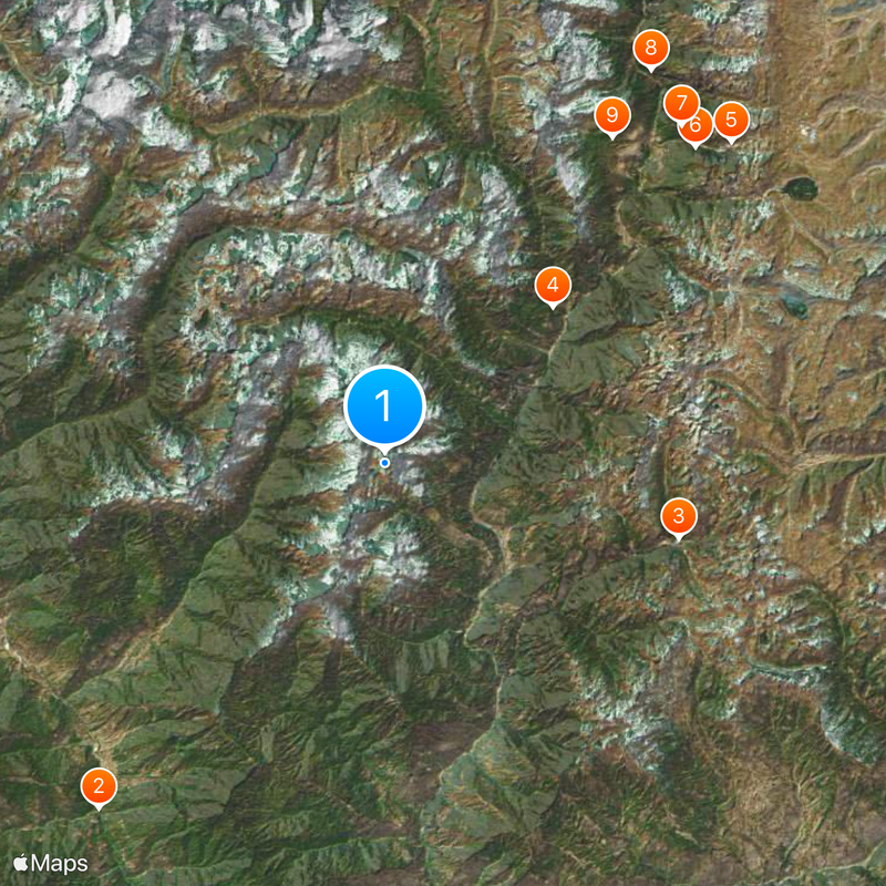 Frontera indo-butanesa Mapa