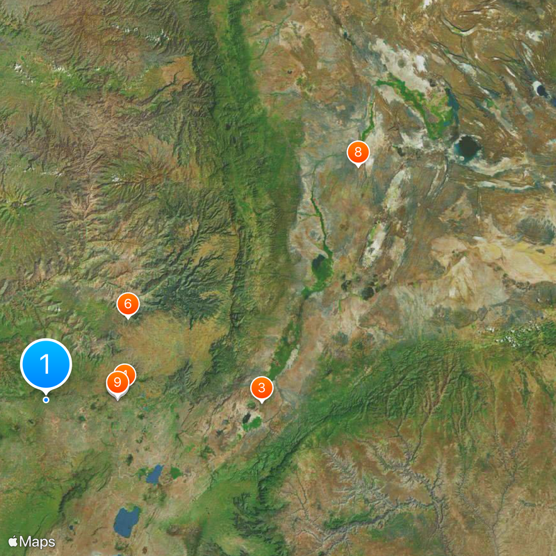 Awash River Map