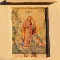 Ceramic panel of Saint Joseph