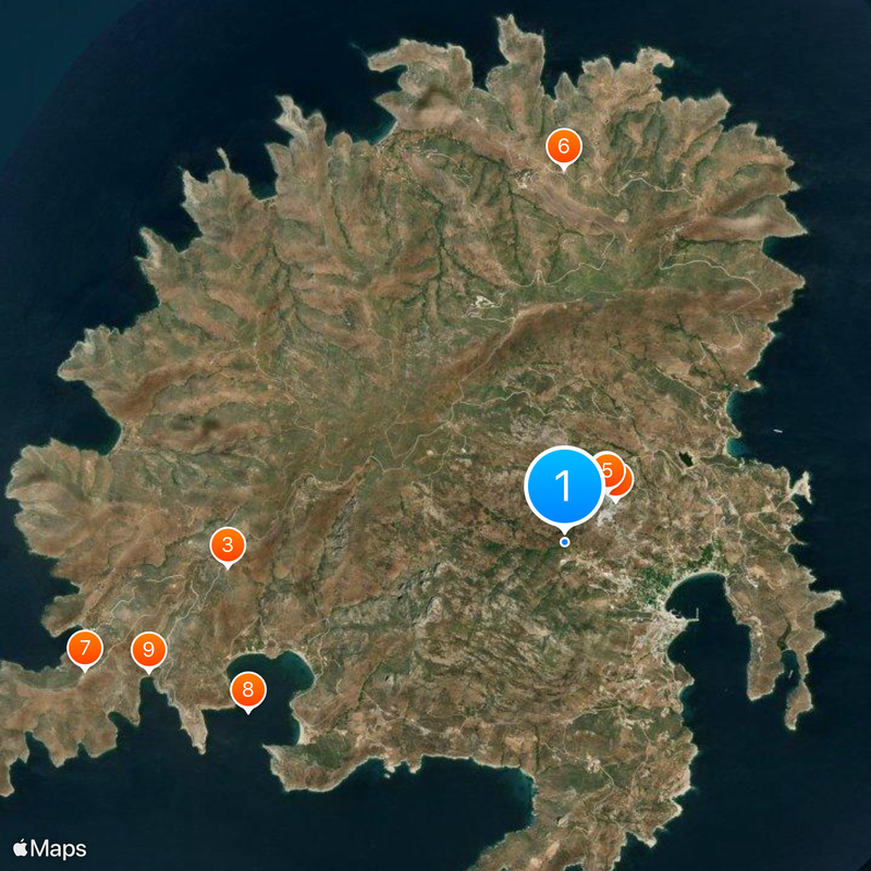 Serifos Map