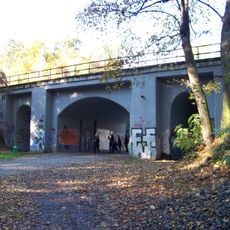 Railway underpass to Za Císařským mlýnem street