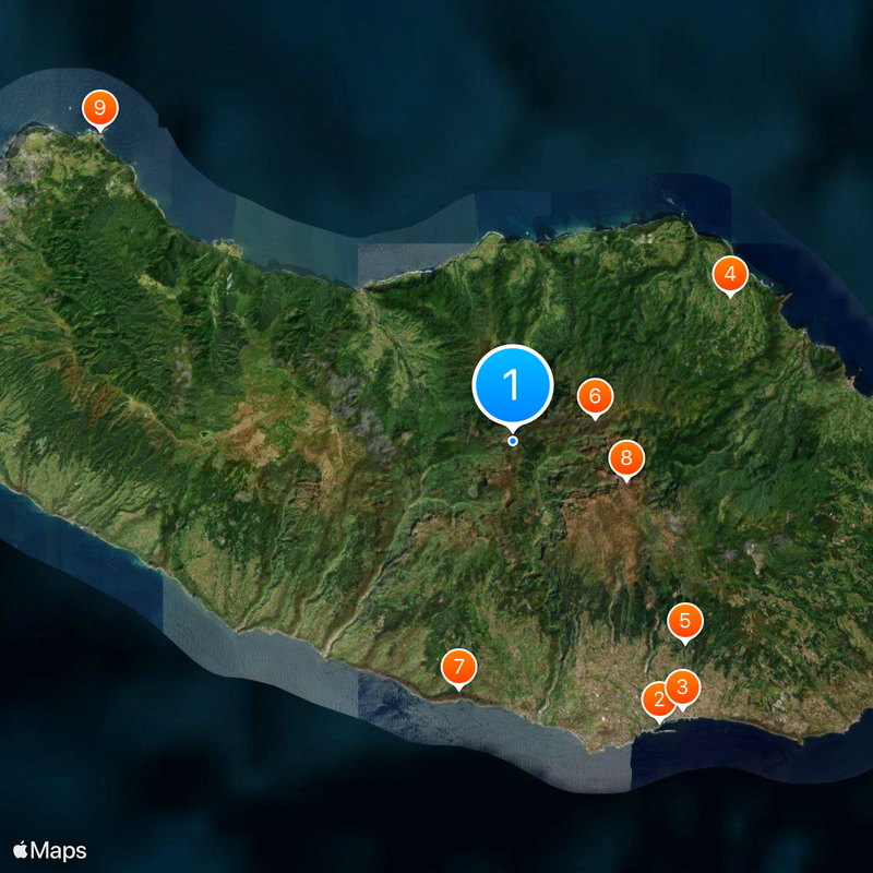 Madeira Island Map