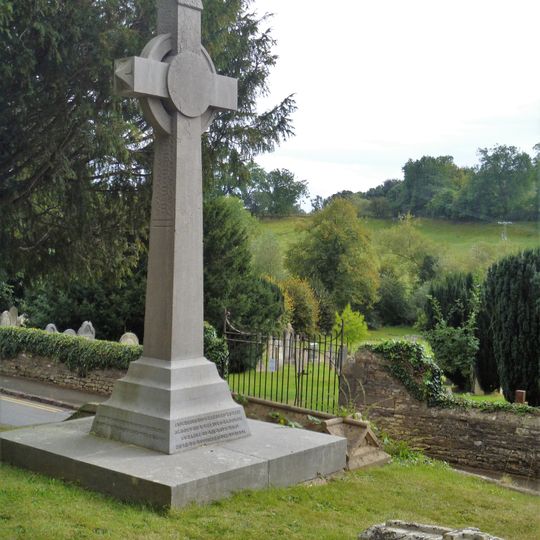 Monument To Edward Thring In Churchyard