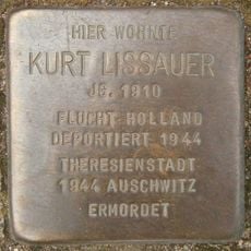 Stolperstein dedicated to Kurt Lissauer