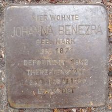 Stolperstein à la mémoire de Johanna Benezra