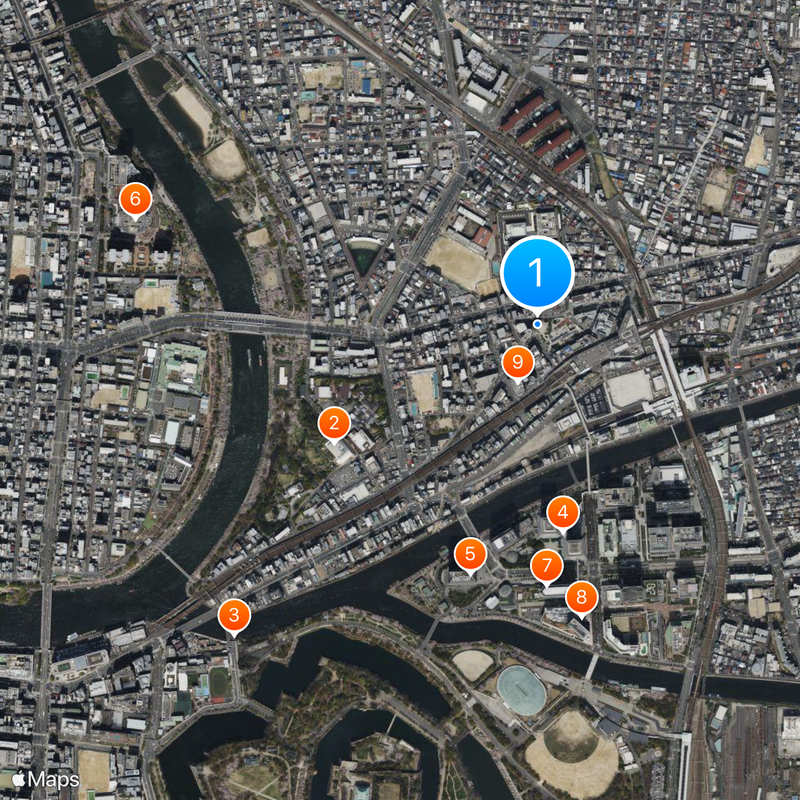 Kyōbashi Station Map