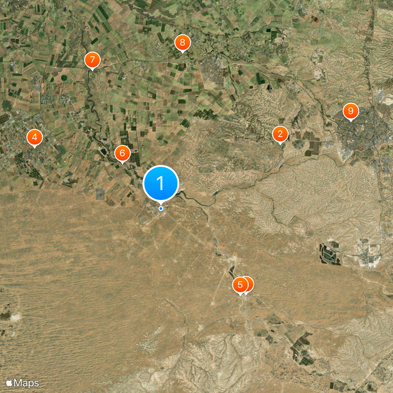 IDF Ground Training National Center Map