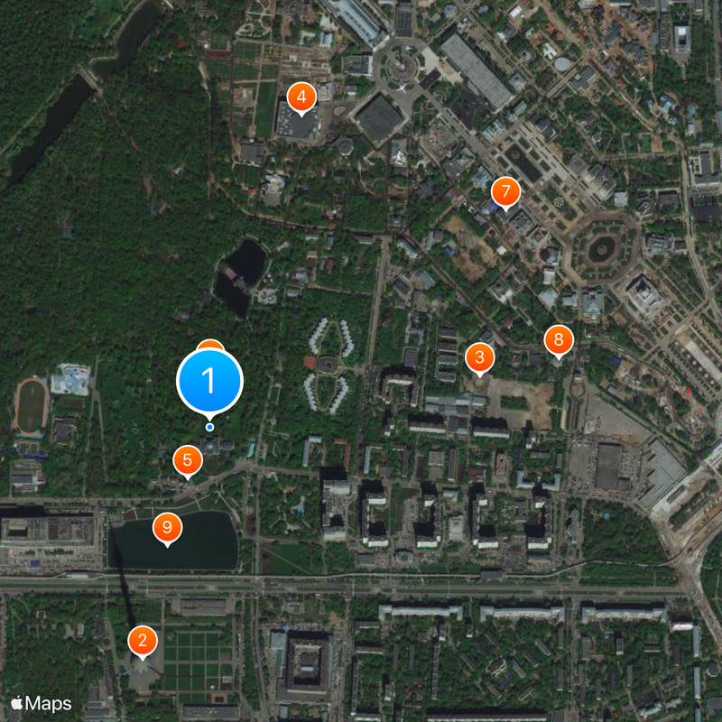 Ostankino Palace Map