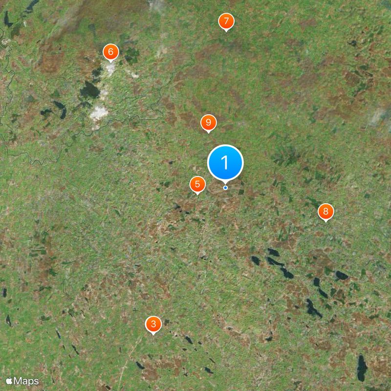 Ireland West Airport Knock Map