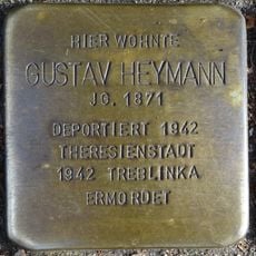 Stolperstein en memoria de Gustav Heymann