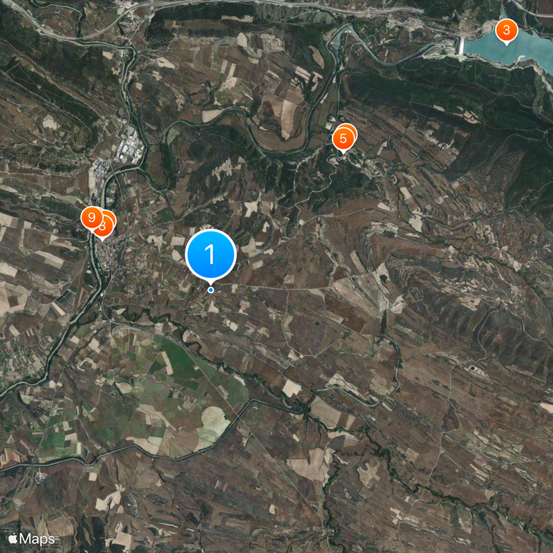 Sangüesa-Zangoza Mappa