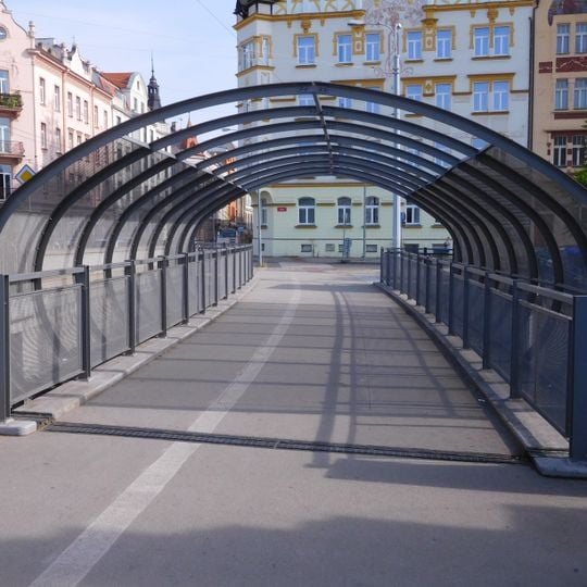 Severní lávka u nádraží Plzeň-Jižní Předměstí