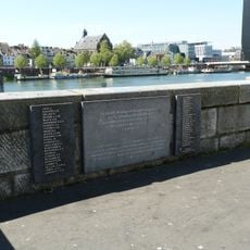 Plaque at the Sint-Servaasbrug